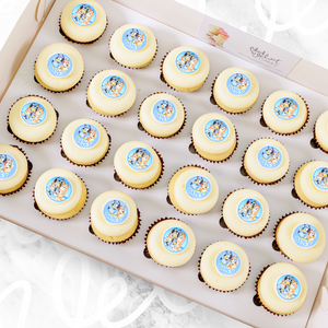 Corporate Logo Mini Cupcakes (24) Sydney