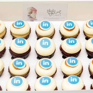 Corporate Logo Mini Cupcakes (24)-BVSydney