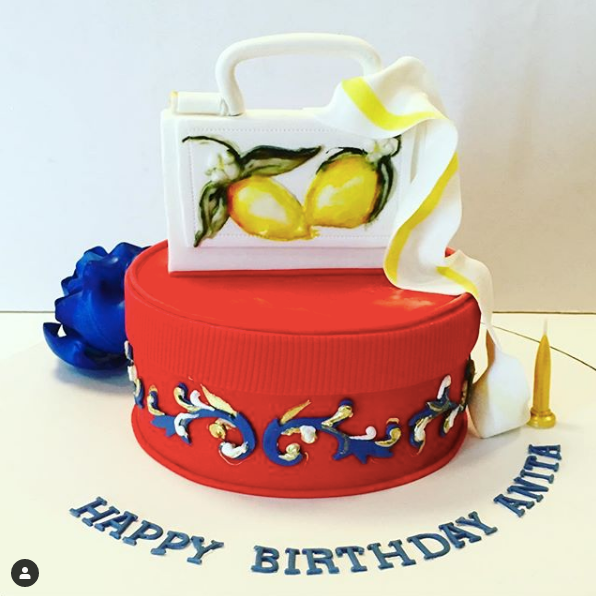 Dolce Gabbana Lemon Handbag Cake