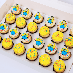 Despicable Me Minion Mini Cupcakes (24) Sydney