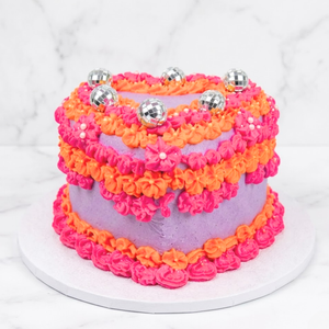 Disco Vintage Heart Cake-BVSydney