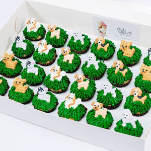 Dog Park Mini Cupcakes (24) Sydney