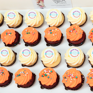 Brain Injury Awareness Mini Cupcakes (24)