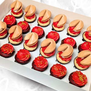 Fortune Cookie Mini Cupcakes (24) Sydney