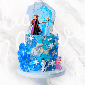 Frozen Characters Cake-BVSydney