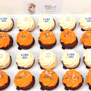 Harmony Day Logo Mini Cupcakes (24)-BVSydneyCupcakes