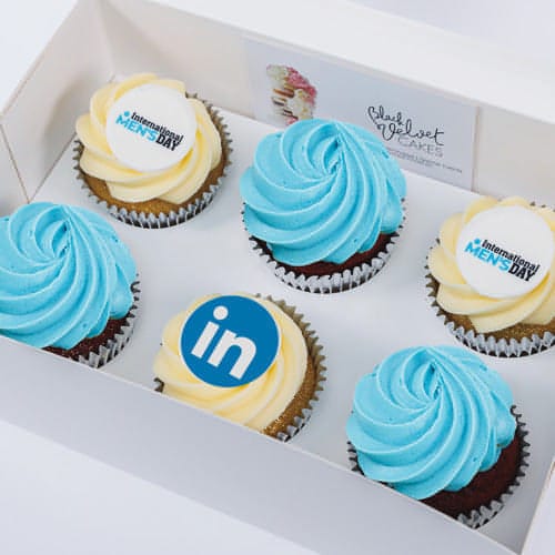 International Men's Day Corporate Logo Designer Cupcakes (6) Sydney