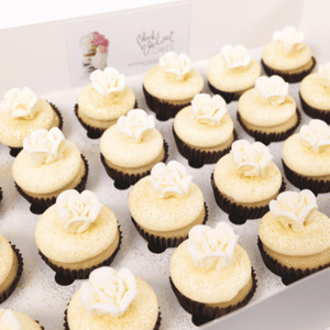 Ivory Rose Mini Cupcakes (24)-BVSydney