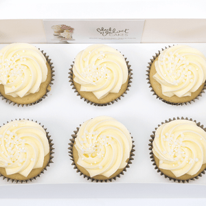 Ivory White Purity Cupcakes (6)-BVSydneyCupcakes