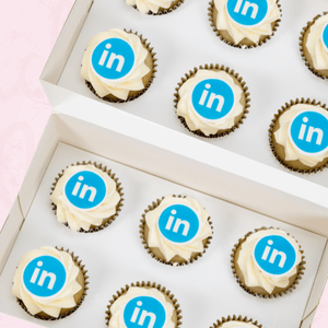 LOW GLUTEN Corporate Logo Cupcakes (12)-BVSydneyCupcakes