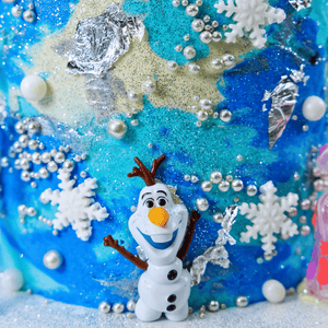LOW GLUTEN Frozen Characters Cake-BVSydney