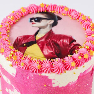 LOW GLUTEN Selfie Queen Photo Image Cake-BVSydney