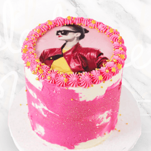 LOW GLUTEN Selfie Queen Photo Image Cake-BVSydney