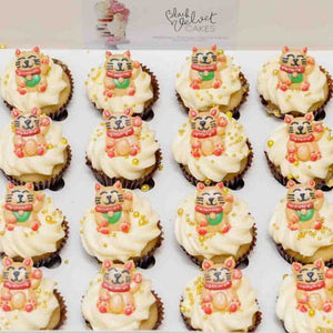 Lucky Cat Mini Cupcakes (24)-BVSydneyCupcakes