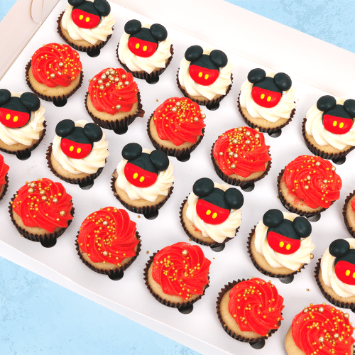 Mickey Mouse Mini Cupcakes (24) Sydney