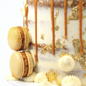 Multi-Tier Blooming Caramel Cake-BVSydney