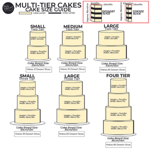 Multi-Tier Blooming Caramel Cake-BVSydney