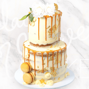 Multi-Tier Blooming Caramel Cake-BVSydney