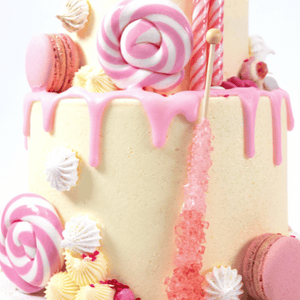 Multi-Tier California Girl Drip Cake-BVSydney