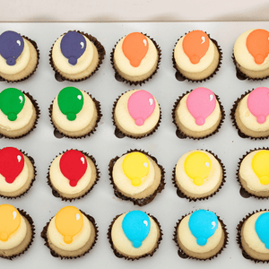 Party Balloon Mini Cupcakes (24) Sydney