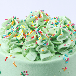 Pastel Green Sprinkles Cake-BVSydney