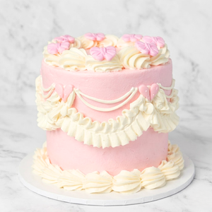 Pink Baby Vintage Cake Sydney