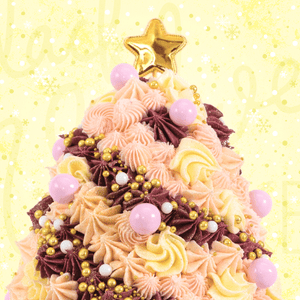 Pink Twinkle Christmas Tree Cake Sydney