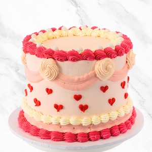Pink Vintage Love Cake Sydney