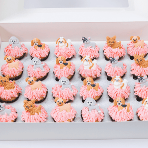 Pooch Parlour Dog Mini Cupcakes (24)-BVSydneyCupcakes