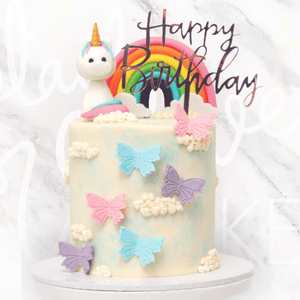Rainbow Unicorn Cloud Cake-BVSydney