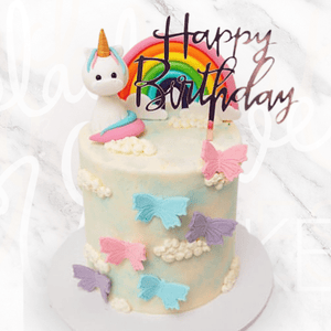 Rainbow Unicorn Cloud Cake-BVSydney