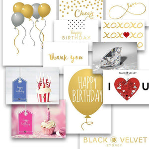 Roses and Hearts Gift Pack (6 Cupcakes, Balloon, Card)-BVSydneyCupcakes