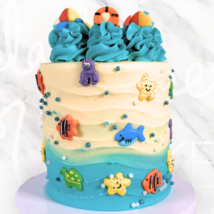 Sailor and Sea Creatures Cake Sydney