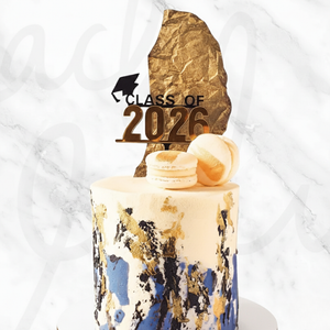 School Colours Graduation Cake Sydney