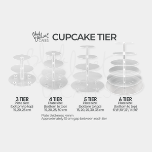 Tier Cupcake Stand Hire (incl $50 Deposit)-Cupcakes