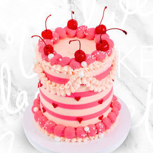 Ultimate Vintage Pink Cake Sydney