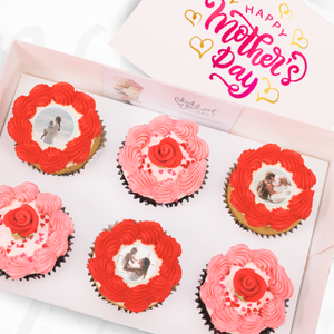 Vintage Mother's Day Photo Cupcakes (6) Sydney