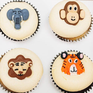 Zoo Animals Designer Cupcakes (6)-BVSydneyCupcakes
