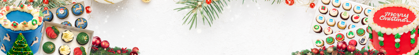 Christmas Cake and Cupcakes 2025