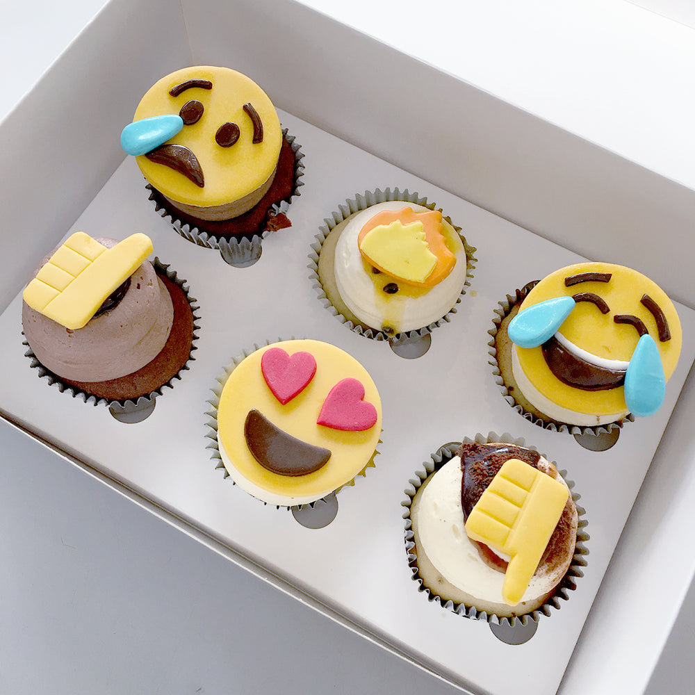 Delicious Emoji Cupcakes by Black Velvet Sydney
