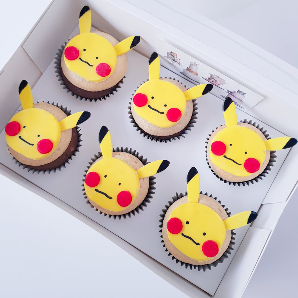 Pokemon Pikachu Cupcakes by Black Velvet Sydney