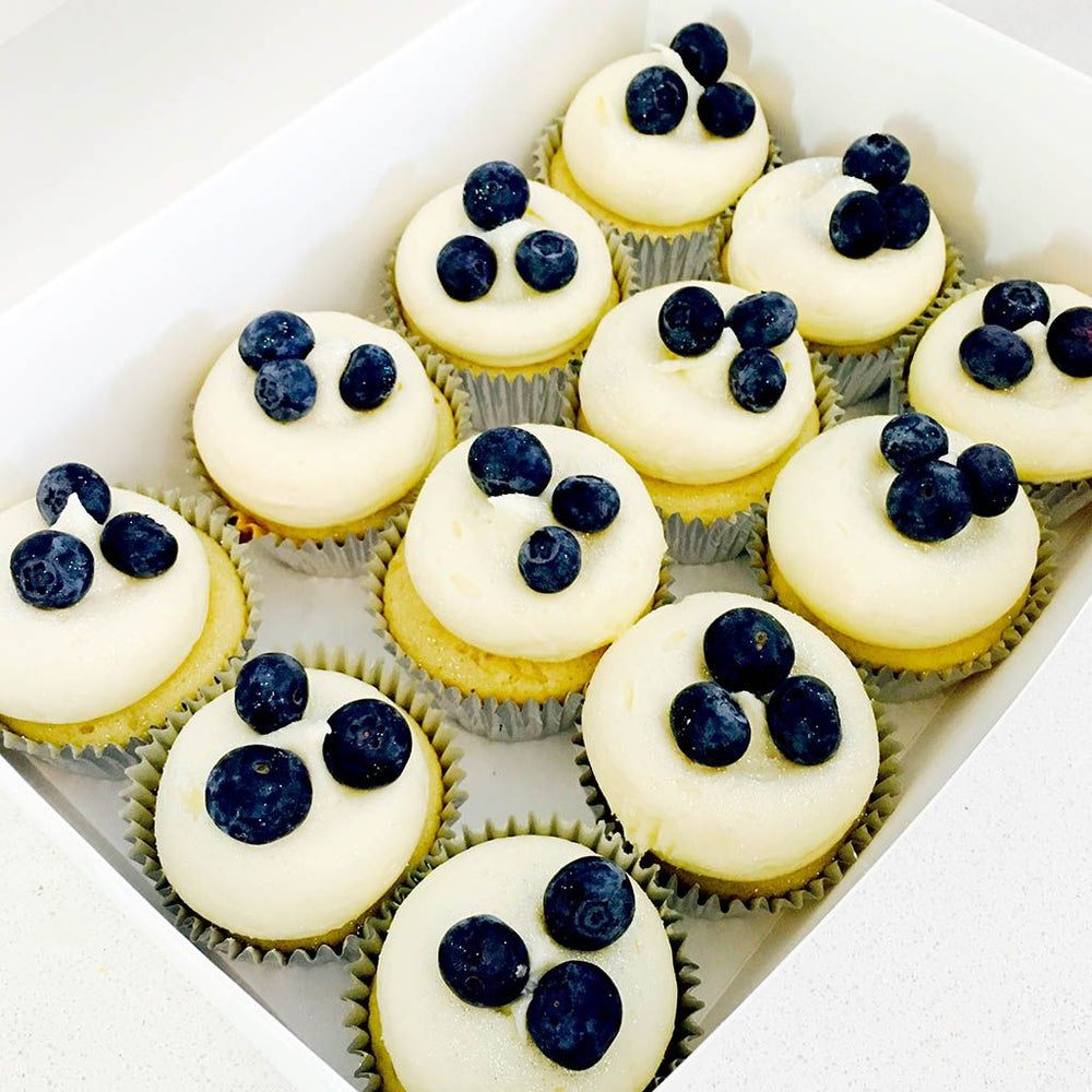 Blueberry Butter Cream Cupcakes by Black Velvet Sydney