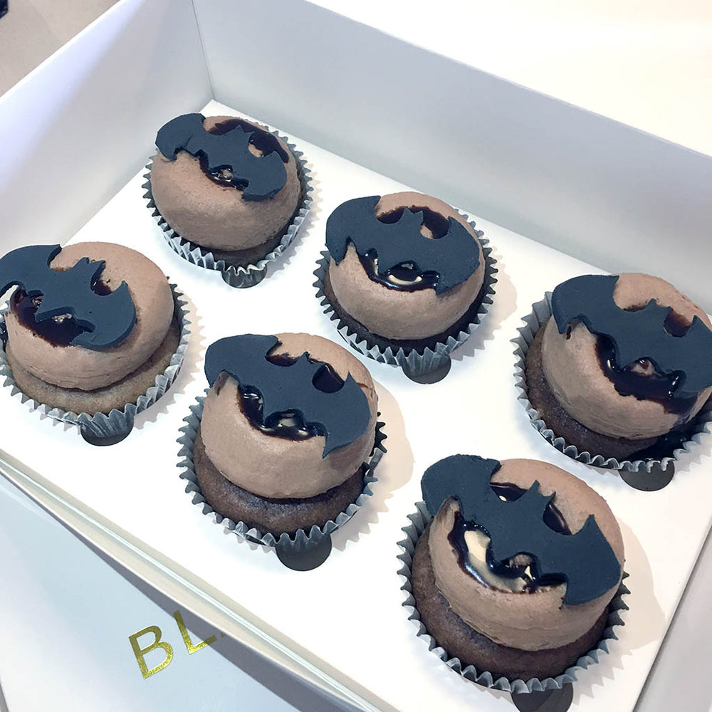 Batman Cupcakes by Black Velvet Sydney
