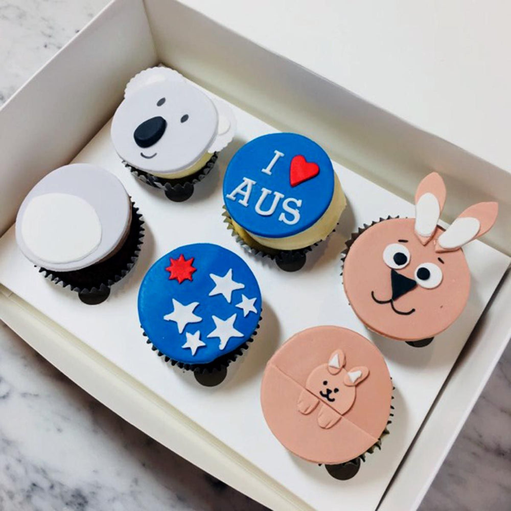 Australian Koala & Kangaroo Cupcakes by Black Velvet Sydney