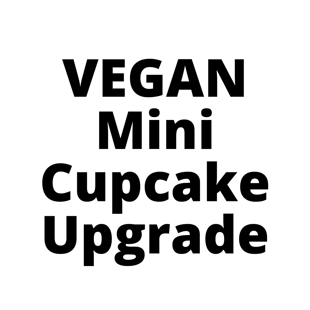 VEGAN Mini Cupcake Upgrade-Black Velvet Cakes