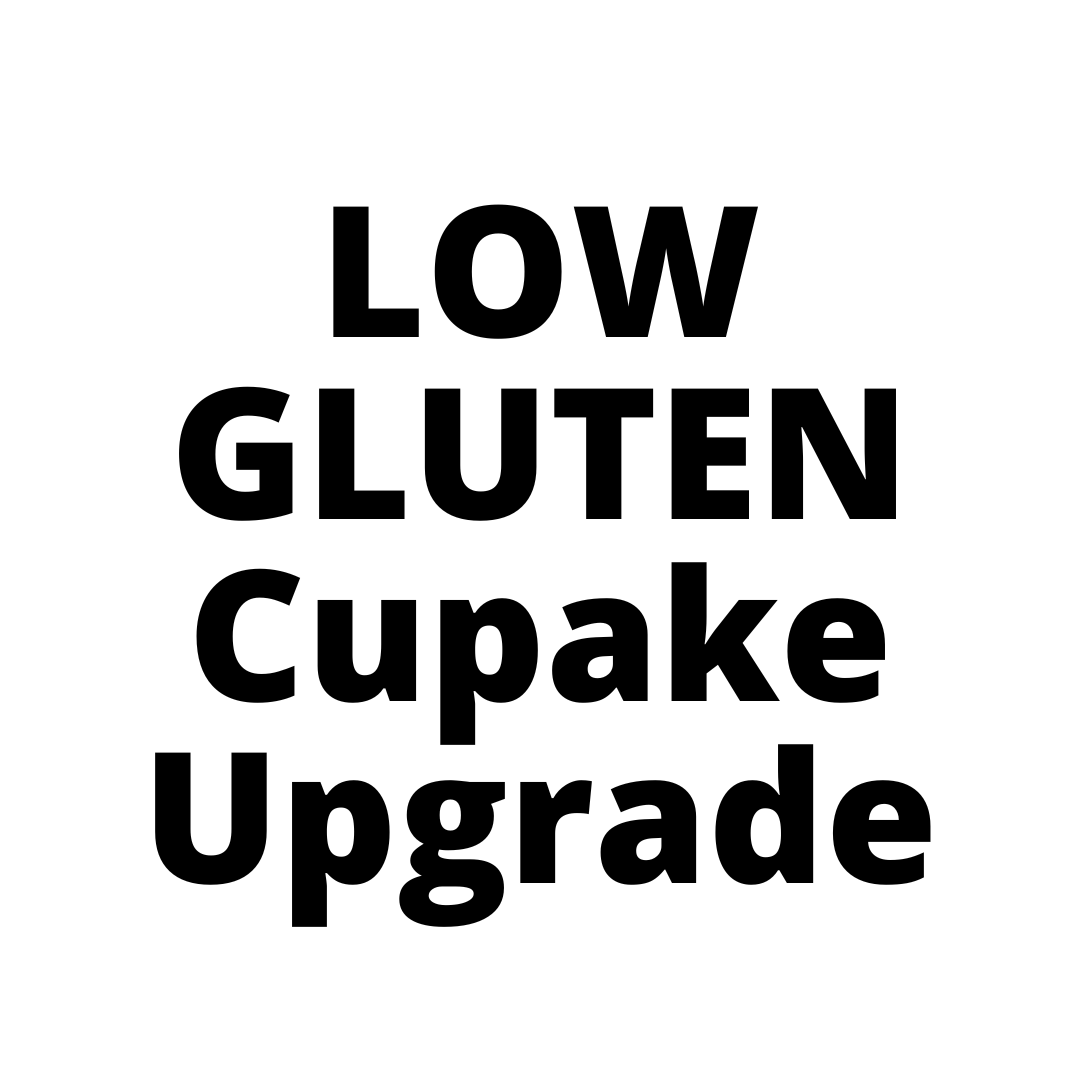 LOW GLUTEN Cupake Upgrade-Black Velvet Cakes