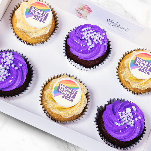 Wear It Purple Wow Designer Cupcakes (6)