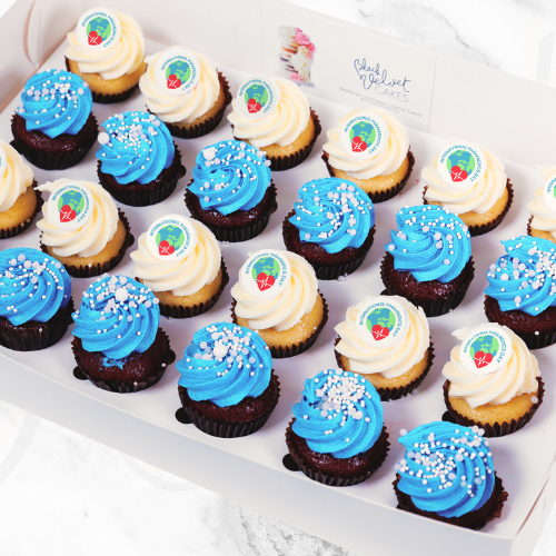 Chartered Accountant's Day Mini Cupcakes (24)-BVSydneyCupcakes