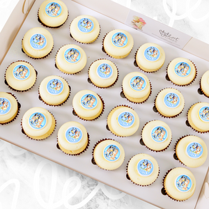 VEGAN Corporate Logo Mini Cupcakes (24)