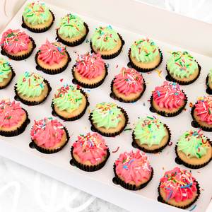 Christmas Cheer Sprinkles Mini Cupcakes (24)-BVSydneyCupcakes